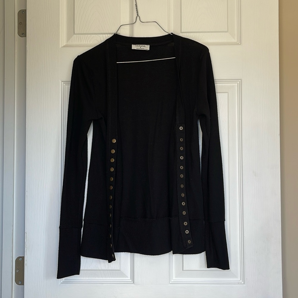 Black Zenana cardigan